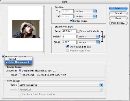 Color Management Options