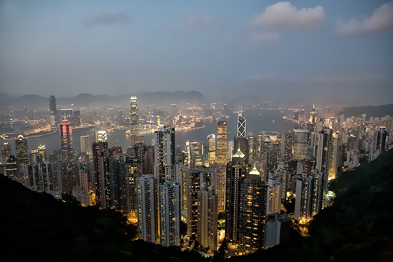 Hong Kong  at Night 