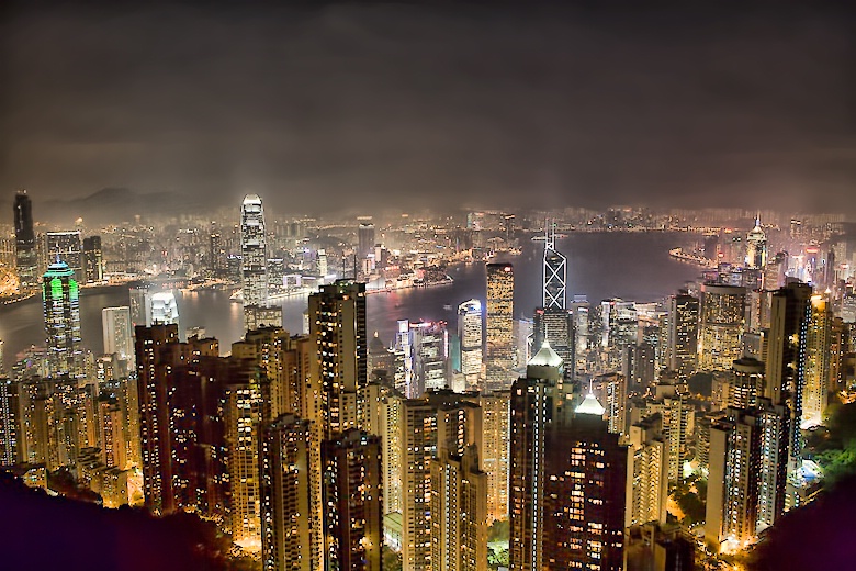Hong Kong at Night 