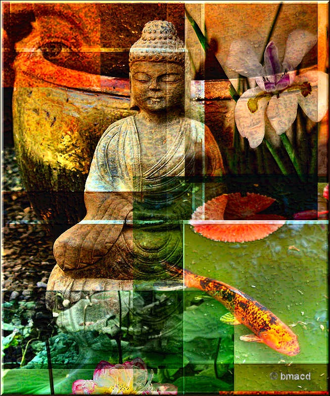 Buddha Collage