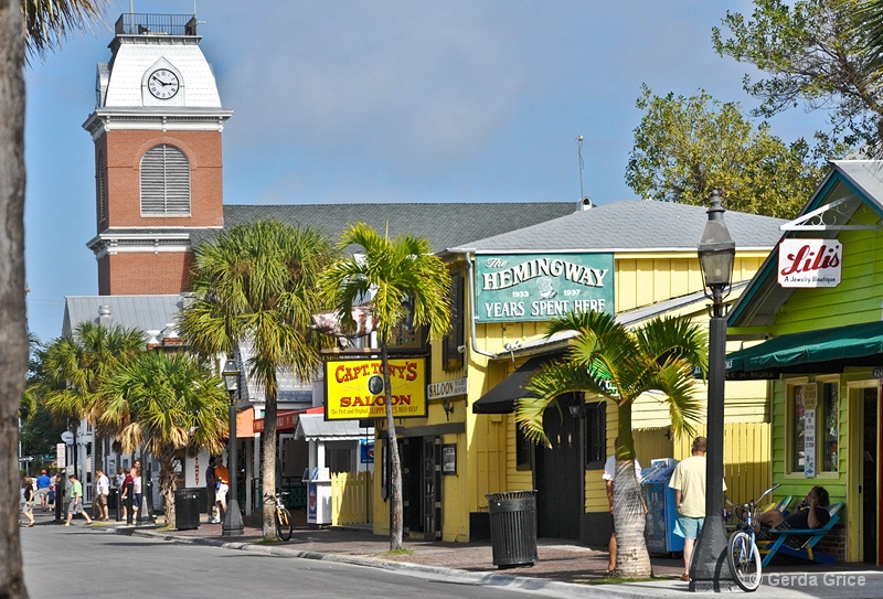 Key West Streetscape - ID: 8276435 © Gerda Grice
