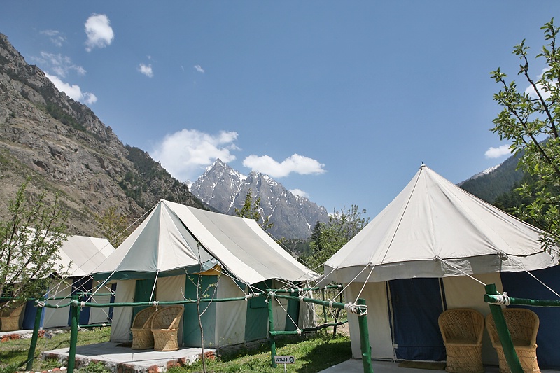 Our Campsite in Sangla Valley