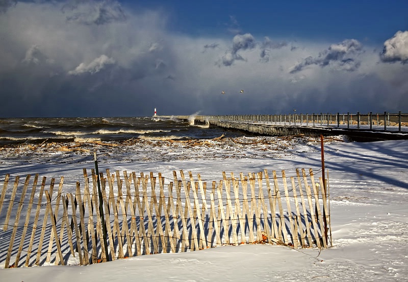 Blustery Rochester Harbor