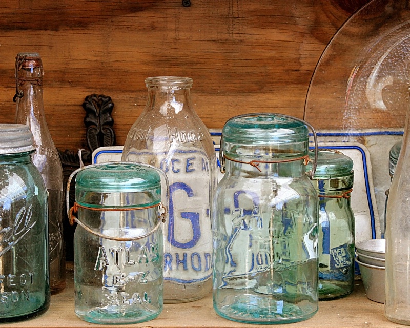 glass jars