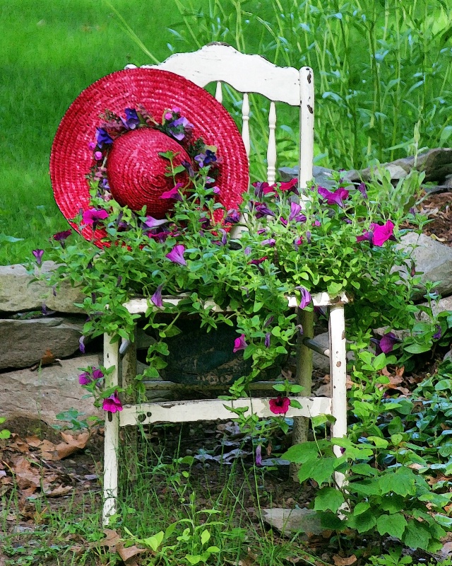 red hat garden