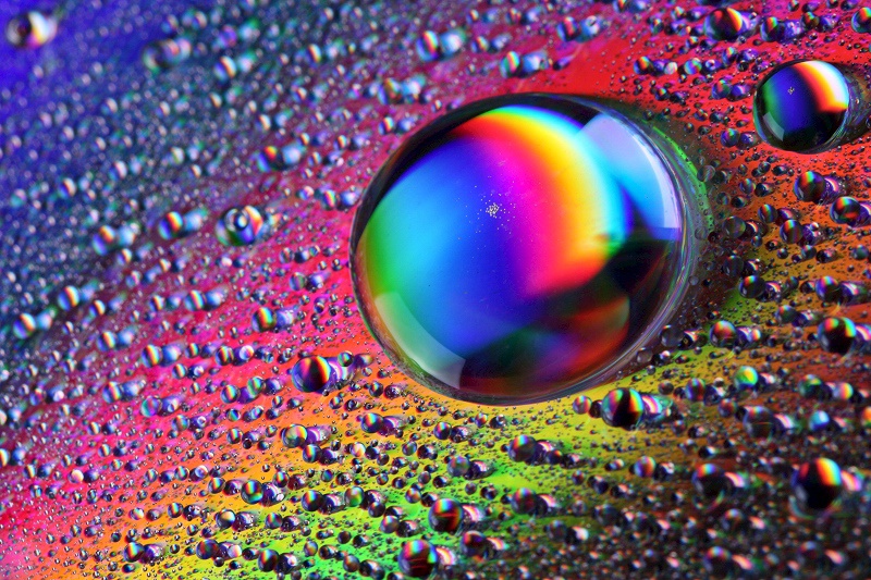 Rainbow Water Drops