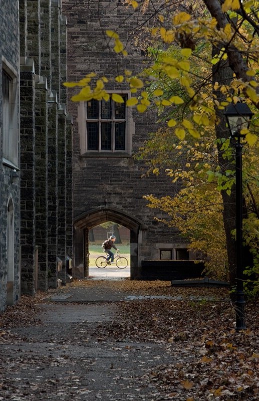 Looking through an Arch on U of T Campus