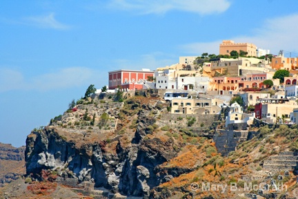 Cliffs of Santorini - ID: 9613394 © Mary B. McGrath