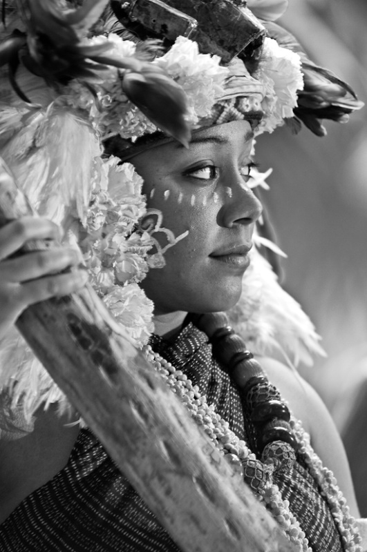 Mayan Dancer B&W