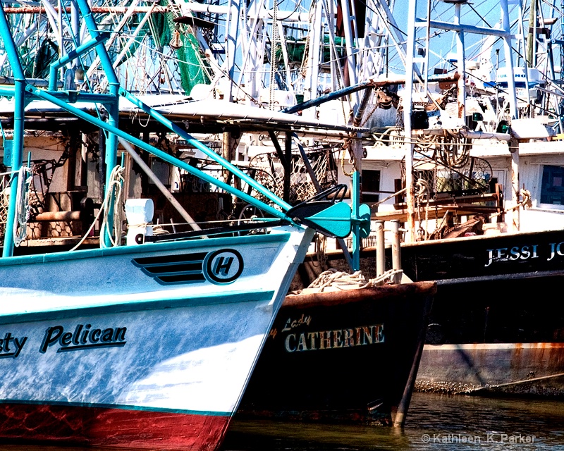 Gulfport Fishing Boats - ID: 10033952 © Kathleen K. Parker