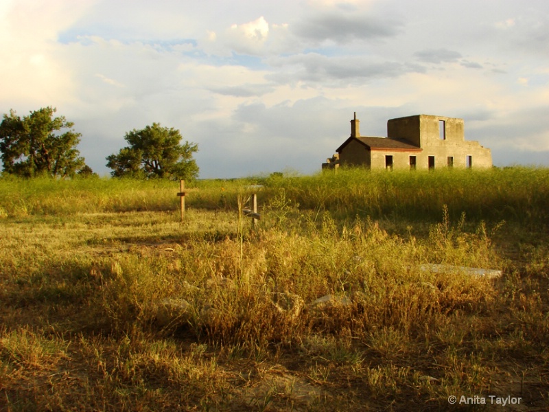 Old hospital at Fort Laramie in Wyoming