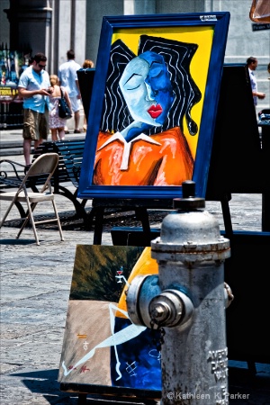 Lady in the Square _ Jackson Square
