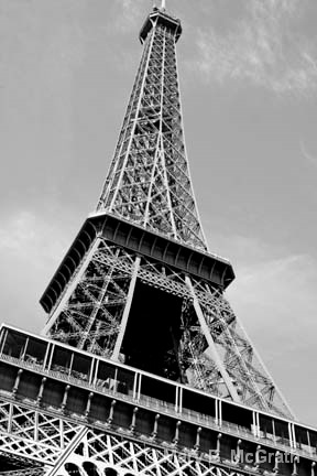 Eiffel Tower in Black and White - ID: 10422660 © Mary B. McGrath