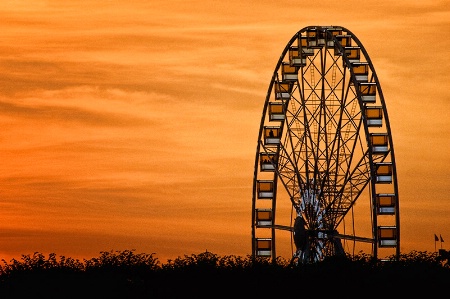 Ferris Wheel Sunset