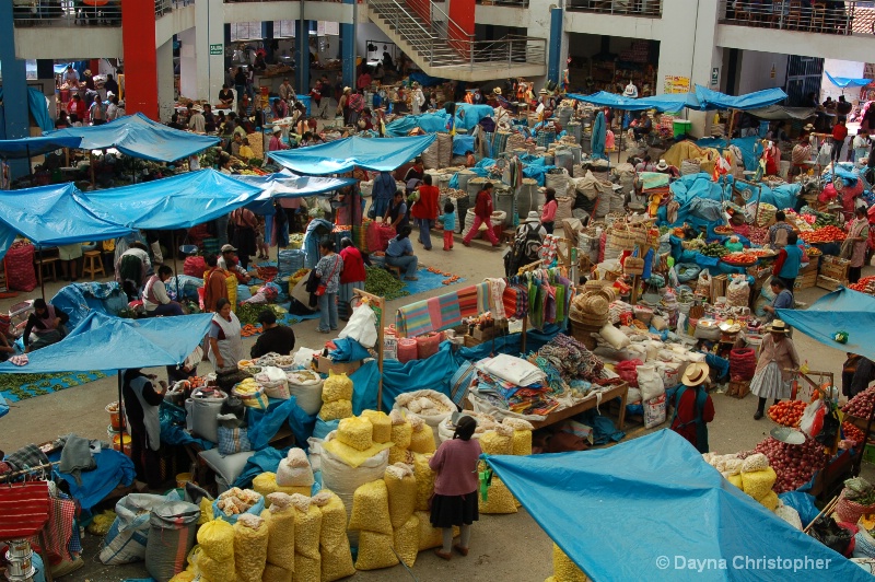 market at pisac