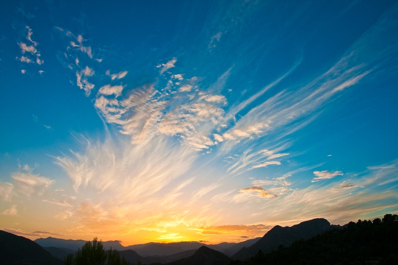 Wispy Clouds