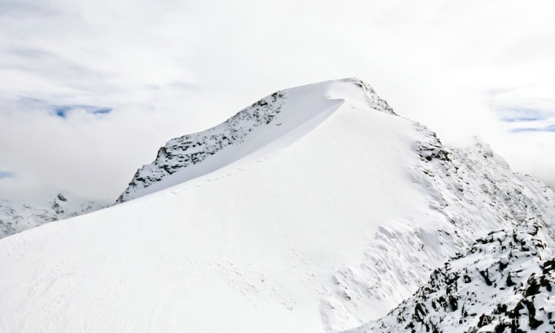 Peak Corvatch from St. Moritz, Switzerland