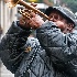 2Rainy DayTrumpeter in Jackson Square - ID: 11432227 © Kathleen K. Parker