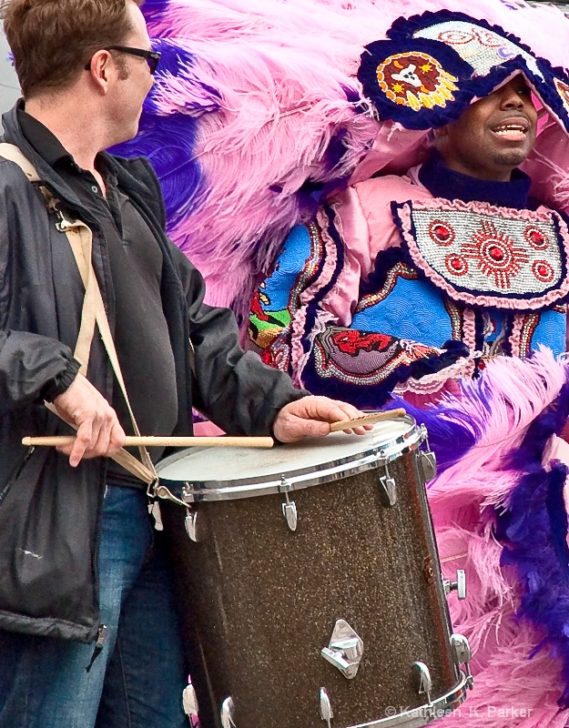 Mardi Gras Indian, New Orleans 2011