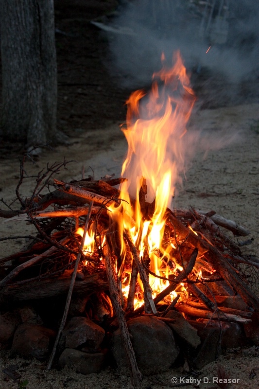 Lakeside Campfire