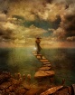 across the sea