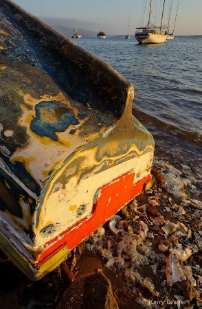 Wide-Angle Boat Scene