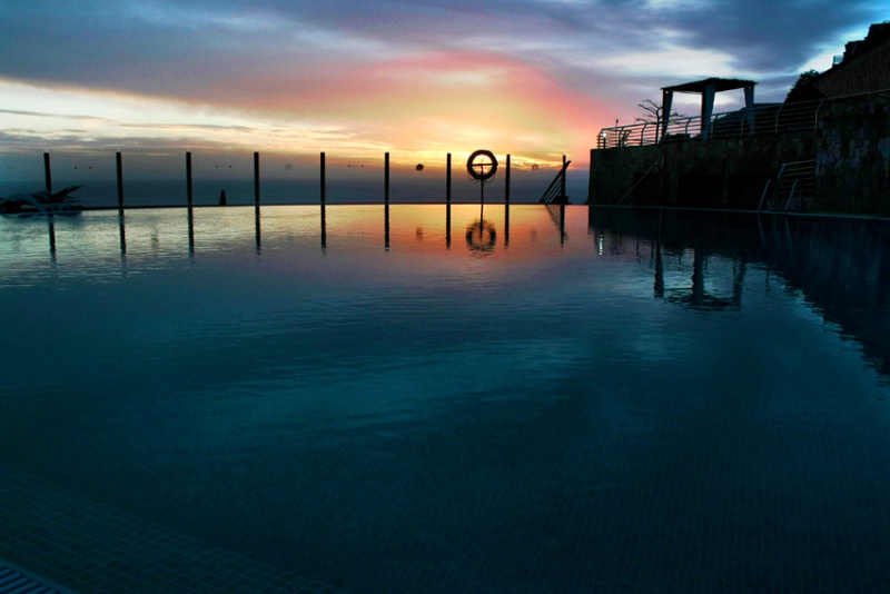 Sunset over the Pool