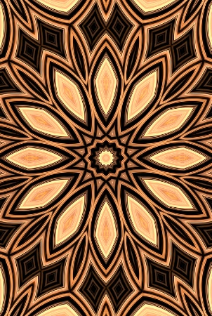 Flower Medallion Abstract