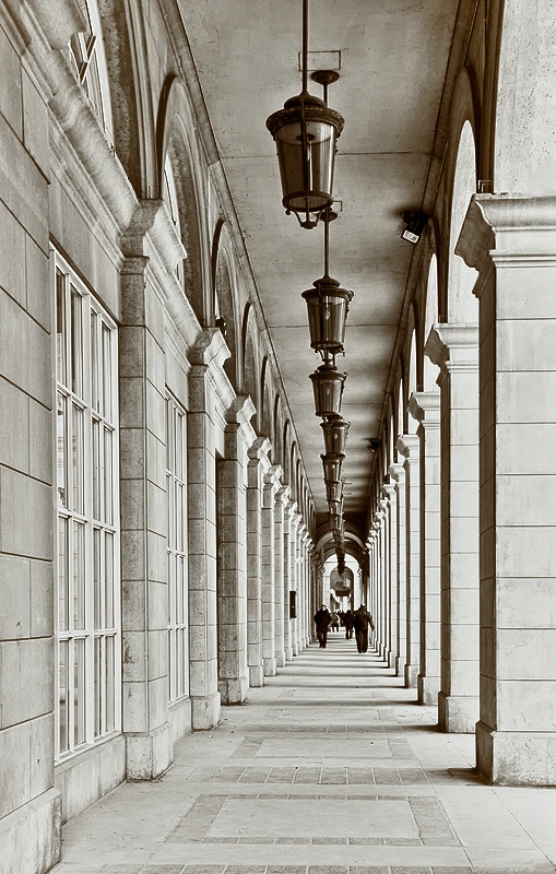 Long Colonnade on the Esplanade