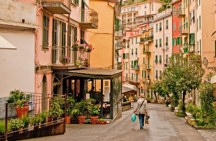 A Colorful Street in Riomaggiore