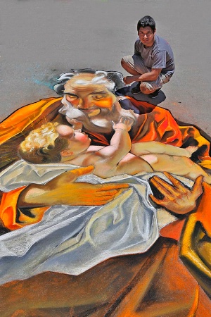 Joseph and Baby Jesus