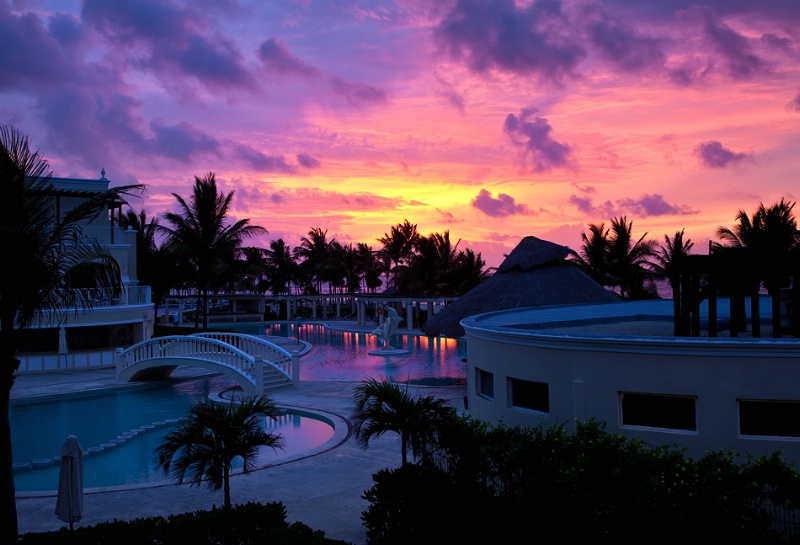 Mexican Resort Sunrise