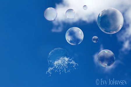 Bursting Soap Bubble