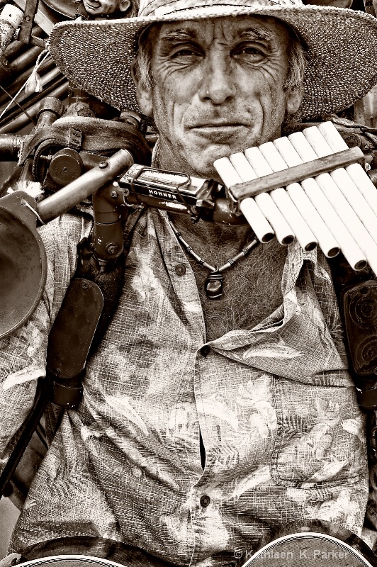 The Music Man - monochrome - ID: 13267143 © Kathleen K. Parker