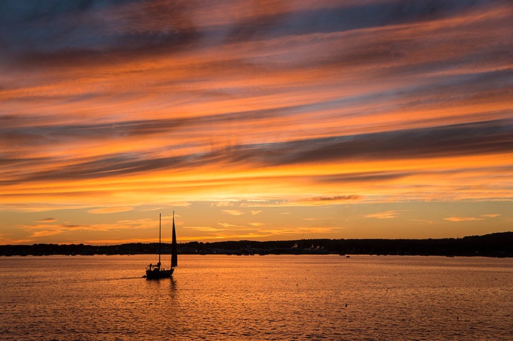 Rockland Harbor Sunset