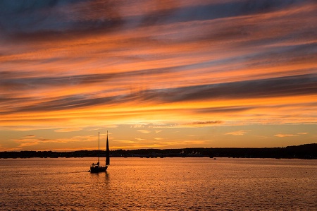 Rockland Harbor Sunset