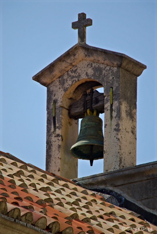 Belfry and Tile Roof, Kolcura, Croatia - ID: 13484651 © Gerda Grice
