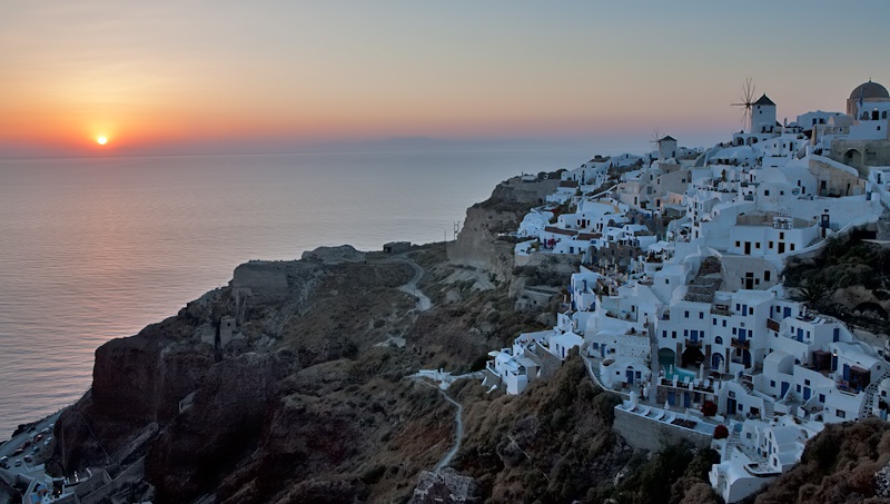 Sunset in Oia