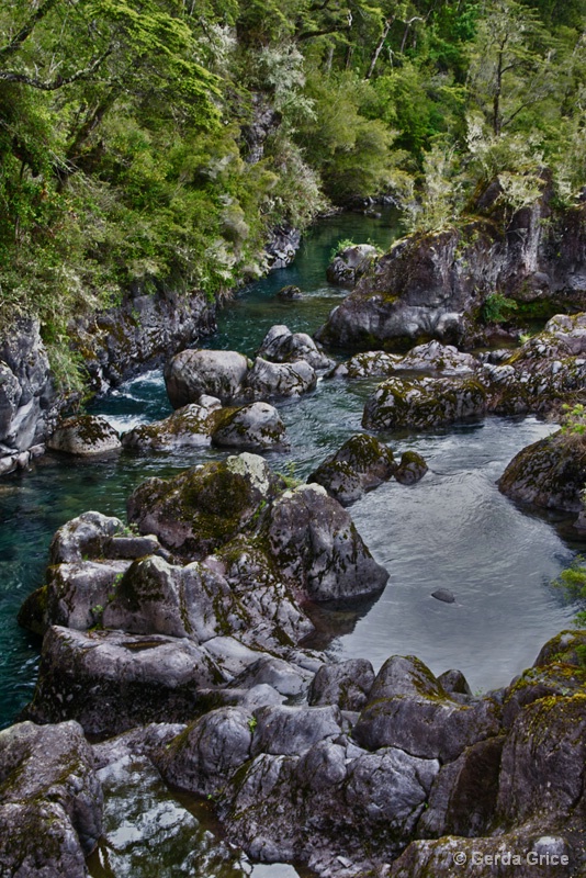 At the Foot of Petrohue Falls, Chile - ID: 13622918 © Gerda Grice