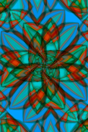 Leaded Glass Abstract
