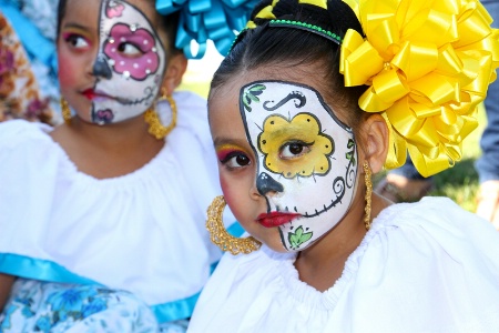 Half and Half: Muertos Makeup