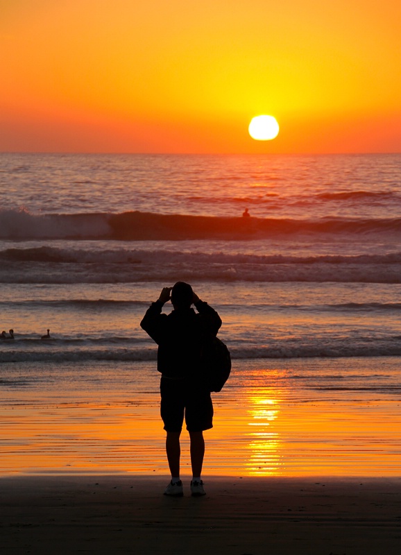 Snapping the Sunset