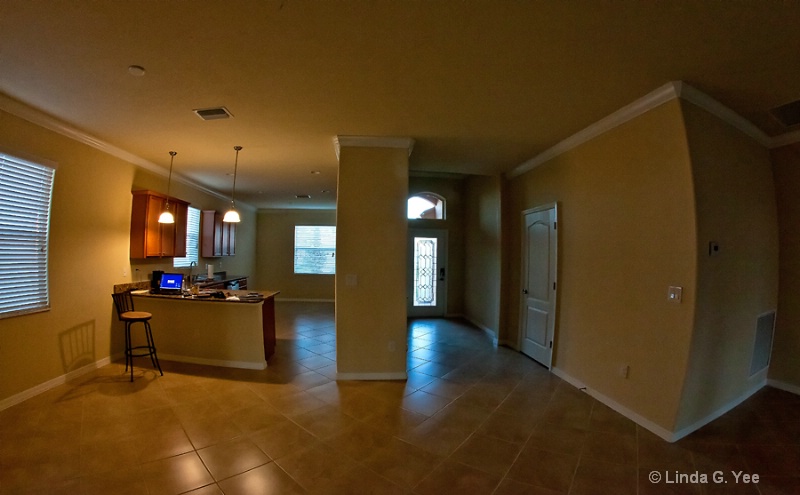 View of Entry Way and Kitchen