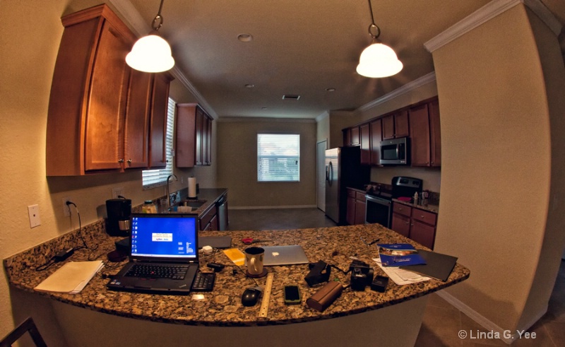 Kitchen View from my Bar