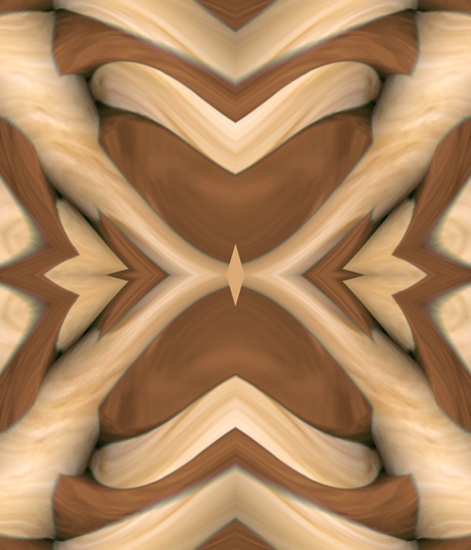 Wooden Enlay Abstract