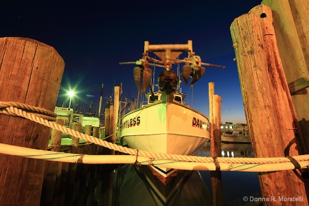 Docked fising boat