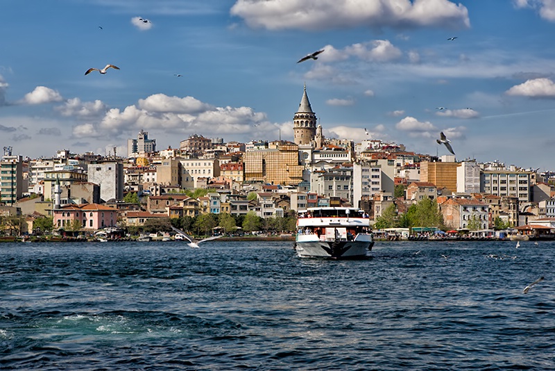 Bosphorus, Seagulls and Istanbul