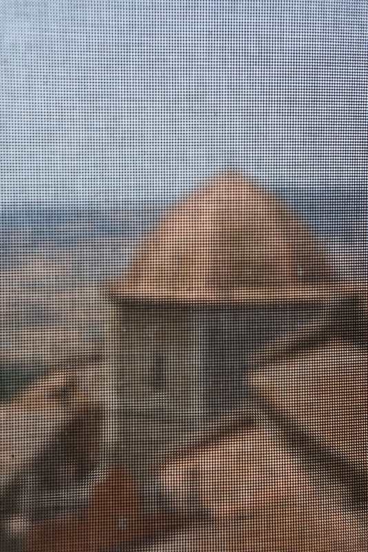 Volterra Baptistery Through Screen