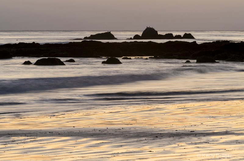 Evening Surf & Silhouettes