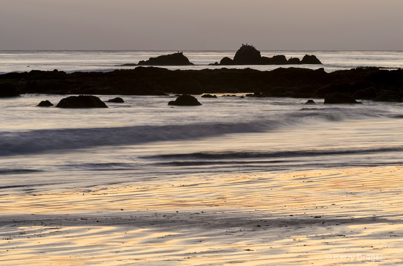 Evening Surf & Silhouettes